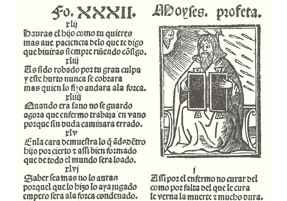 Libro juego suertes-Spirito-Gualteri-Joffre-Incunables Libros Antiguos-libro facsimil-Vicent Garcia Editores-6 Profecias Moises.